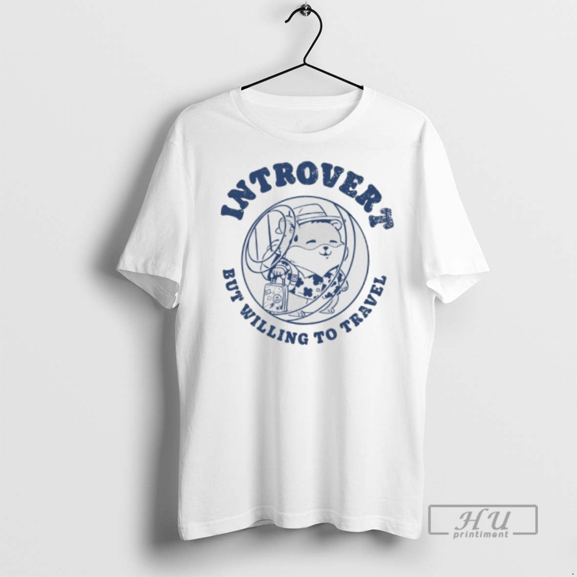 Officials Trending Introvert But Willing To Travel - Adult & Kids T-Shirts, Sweatshirts & Hoodies apparel design preview 1