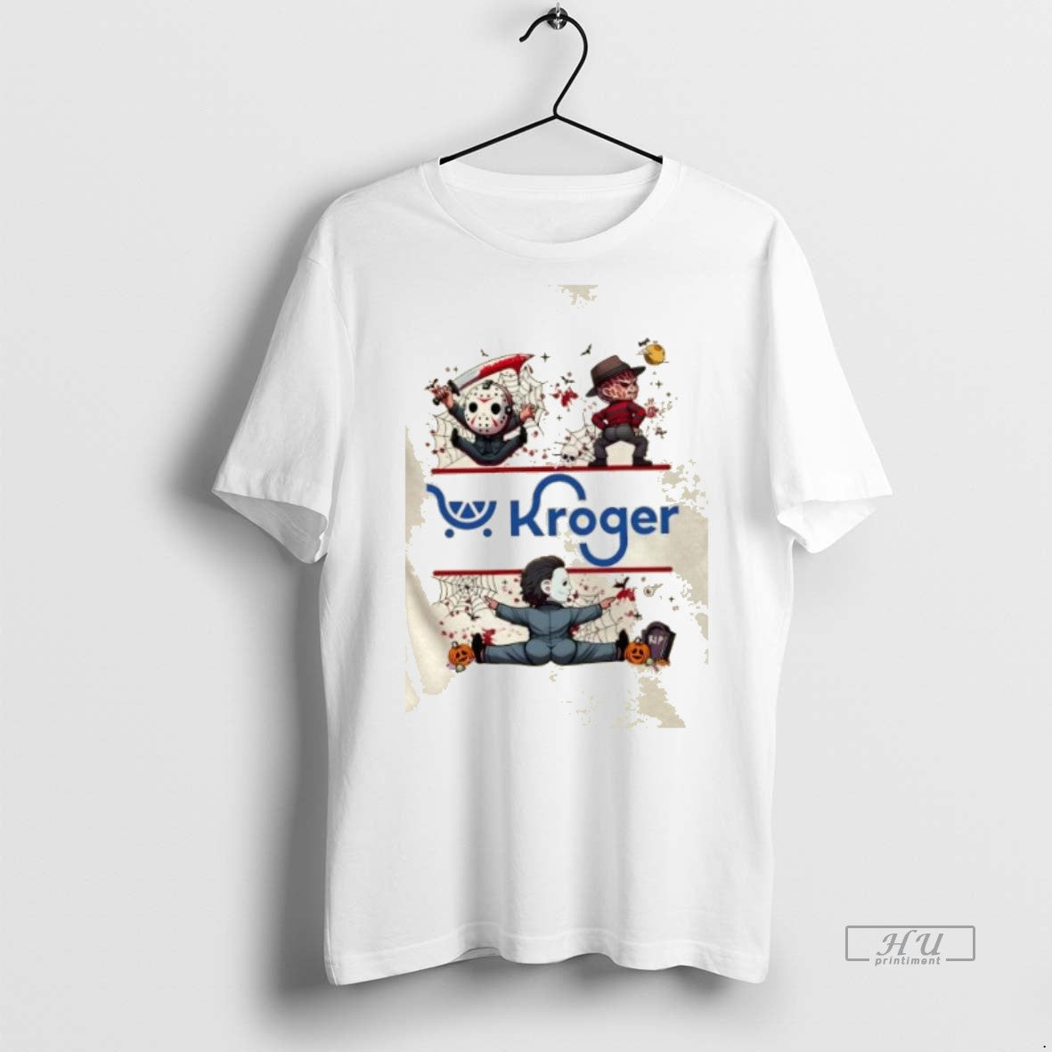 Officials Trending Kroger X Horror Movies Halloween - Adult & Kids T-Shirts, Sweatshirts & Hoodies apparel design preview 1