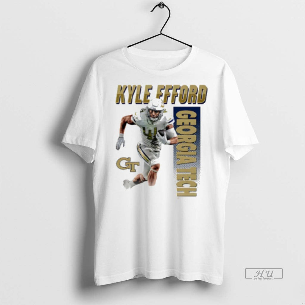 Officials Trending Kyle Efford Georgia Tech Yellow - Adult & Kids T-Shirts, Sweatshirts & Hoodies apparel design preview 1