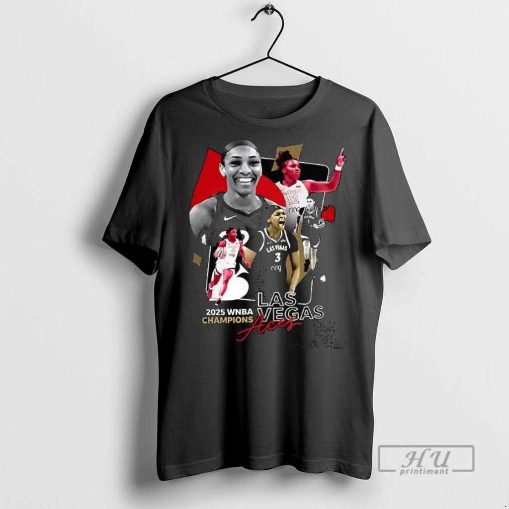 Officials Trending Las Vegas Aces Aja Wilson 2025 - Adult & Kids T-Shirts, Sweatshirts & Hoodies apparel design preview 1