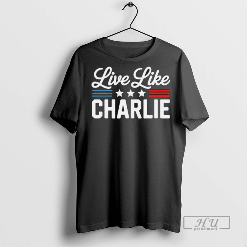 Officials Trending Live Like Charlie Kirk Patriotic - Adult & Kids T-Shirts, Sweatshirts & Hoodies apparel design preview 1