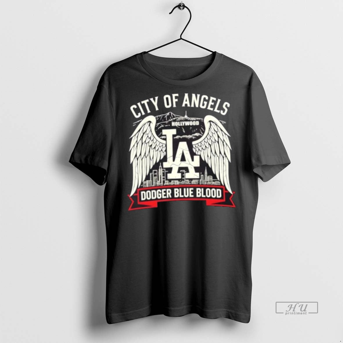 Officials Trending Los Angeles Dodgers City Of Angels - Adult & Kids T-Shirts, Sweatshirts & Hoodies apparel design preview 1
