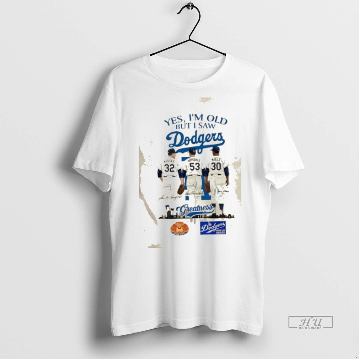 Officials Trending Los Angeles Dodgers Sandy Koufax - Adult & Kids T-Shirts, Sweatshirts & Hoodies apparel design preview 1