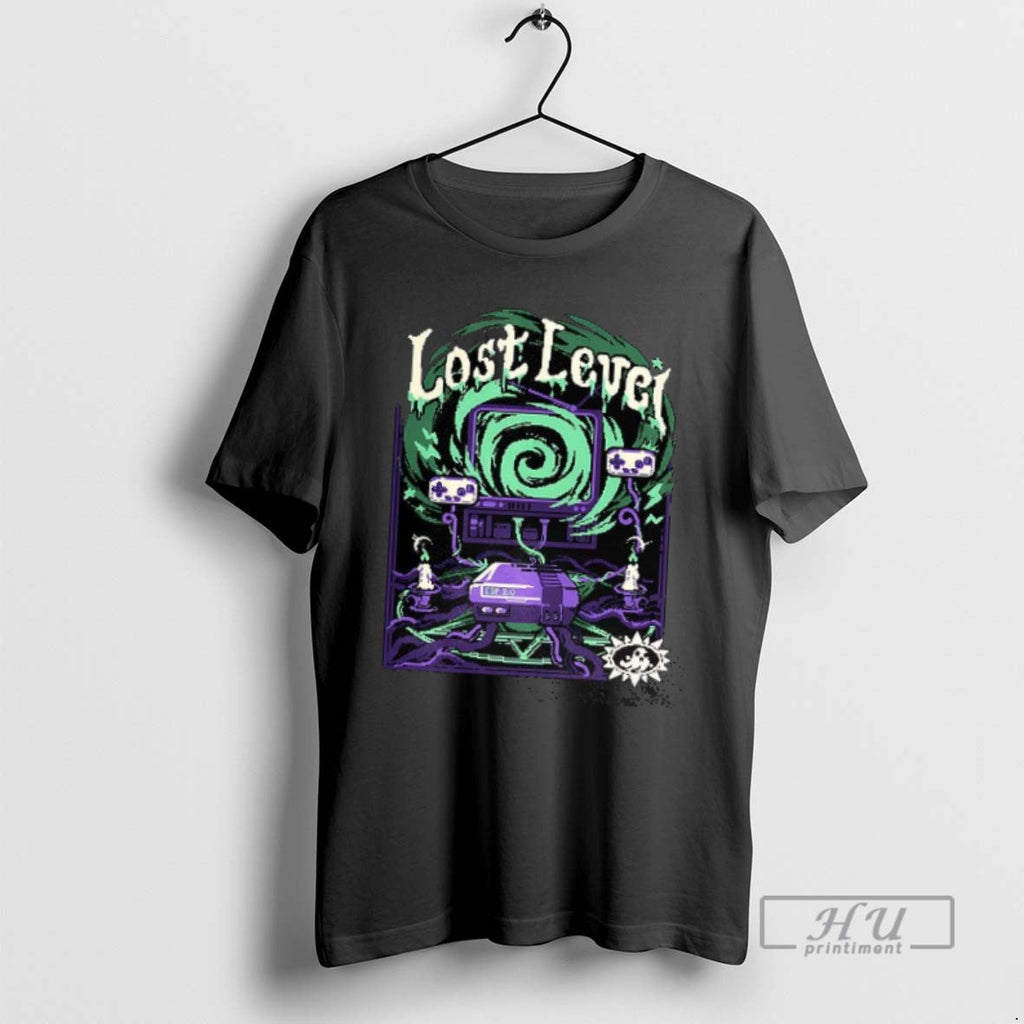 Officials Trending Lost Level Caught Up In The Spooky - Adult & Kids T-Shirts, Sweatshirts & Hoodies apparel design preview 1