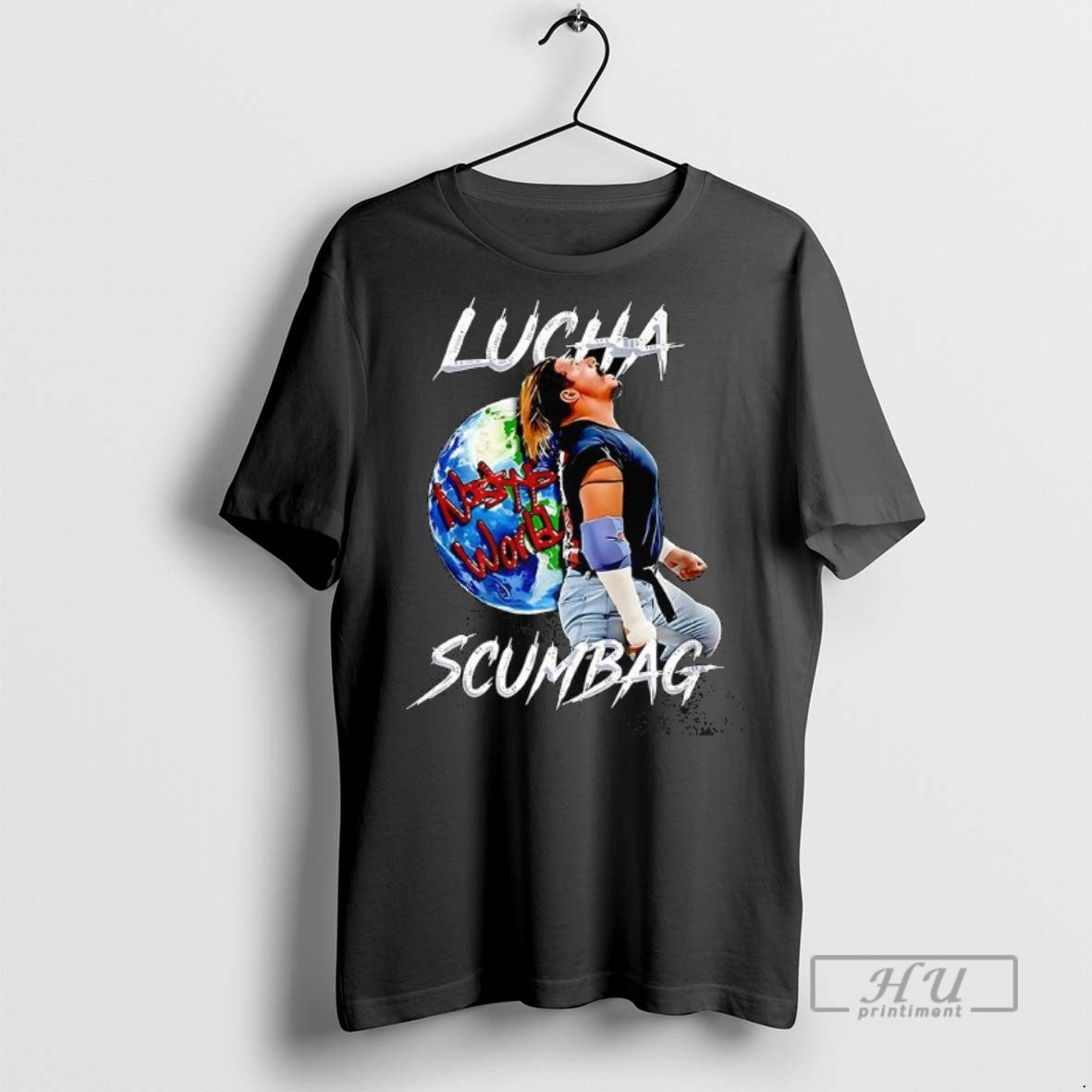Officials Trending Lucha Scumbag Chris Nastyy Graphic - Adult & Kids T-Shirts, Sweatshirts & Hoodies apparel design preview 1