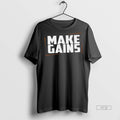 Officials Trending Make Gains Gym Sweater - Adult & Kids T-Shirts, Sweatshirts & Hoodies apparel design preview 1
