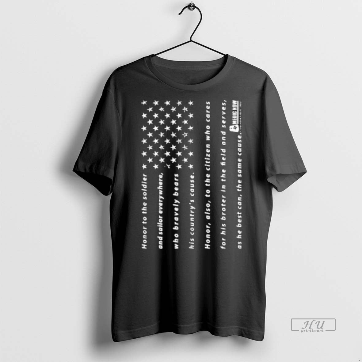 Officials Trending Medic Now Foundation American Flag - Adult & Kids T-Shirts, Sweatshirts & Hoodies apparel design preview 1