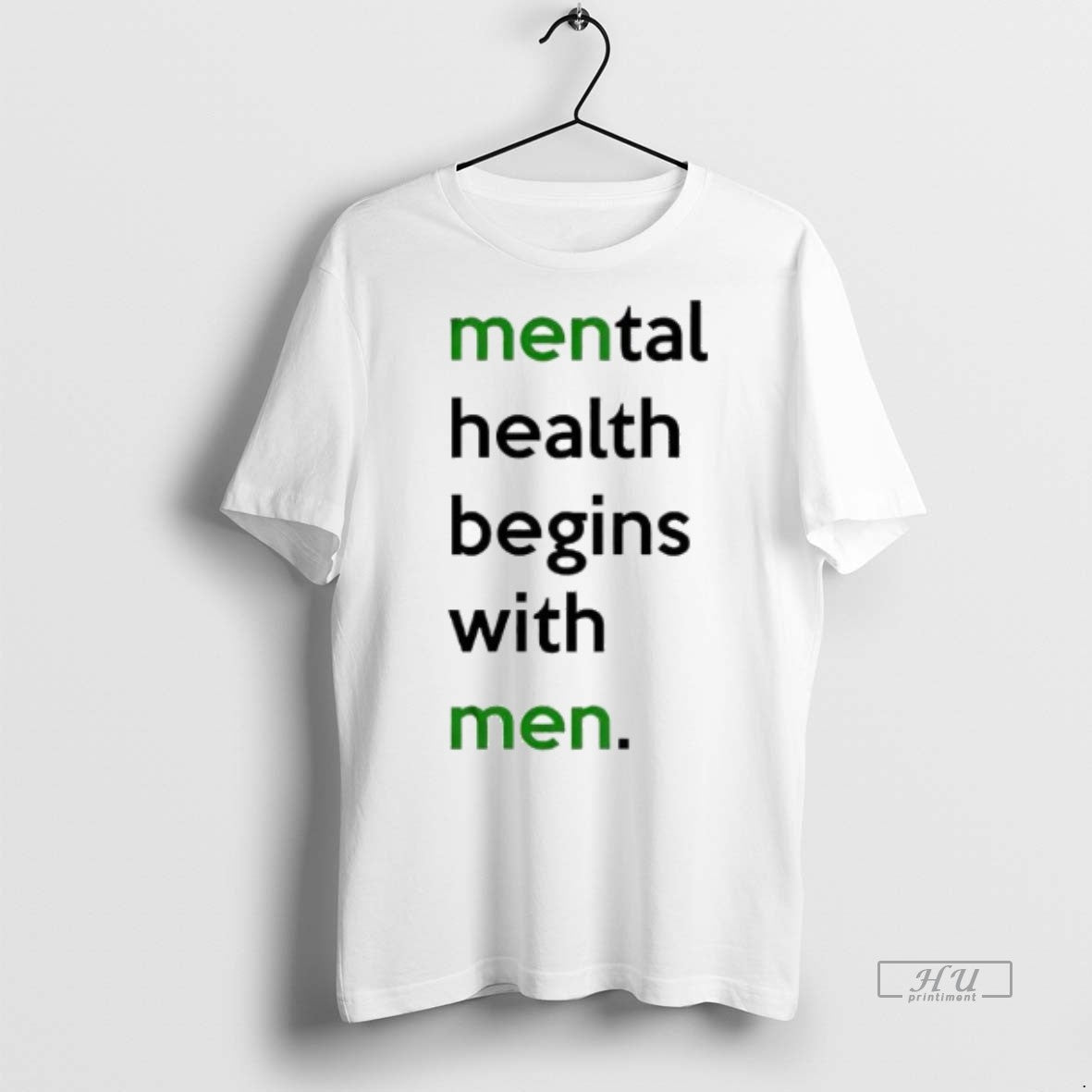 Officials Trending Mental Health Begins With Men - Adult & Kids T-Shirts, Sweatshirts & Hoodies apparel design preview 1