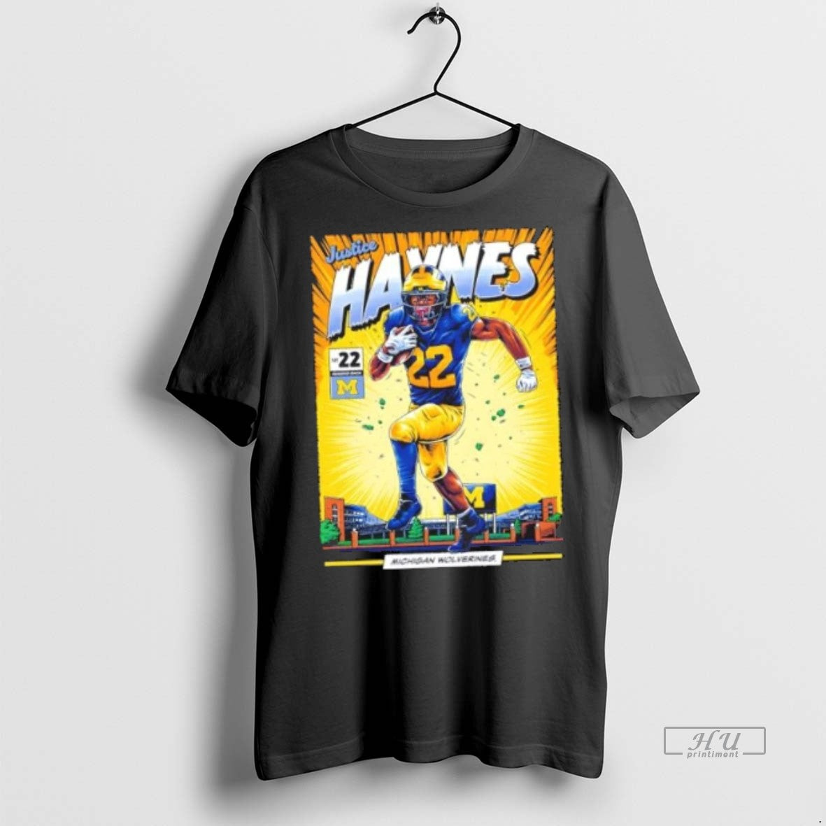 Officials Trending Michigan Wolverines 22 Justice - Adult & Kids T-Shirts, Sweatshirts & Hoodies apparel design preview 1