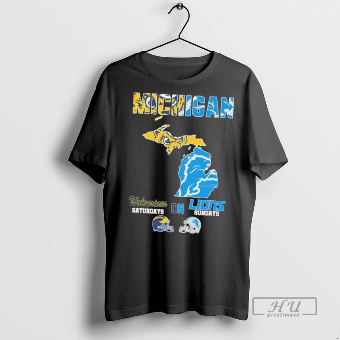 Officials Trending Michigan Wolverines On Saturdays - Adult & Kids T-Shirts, Sweatshirts & Hoodies apparel design preview 1