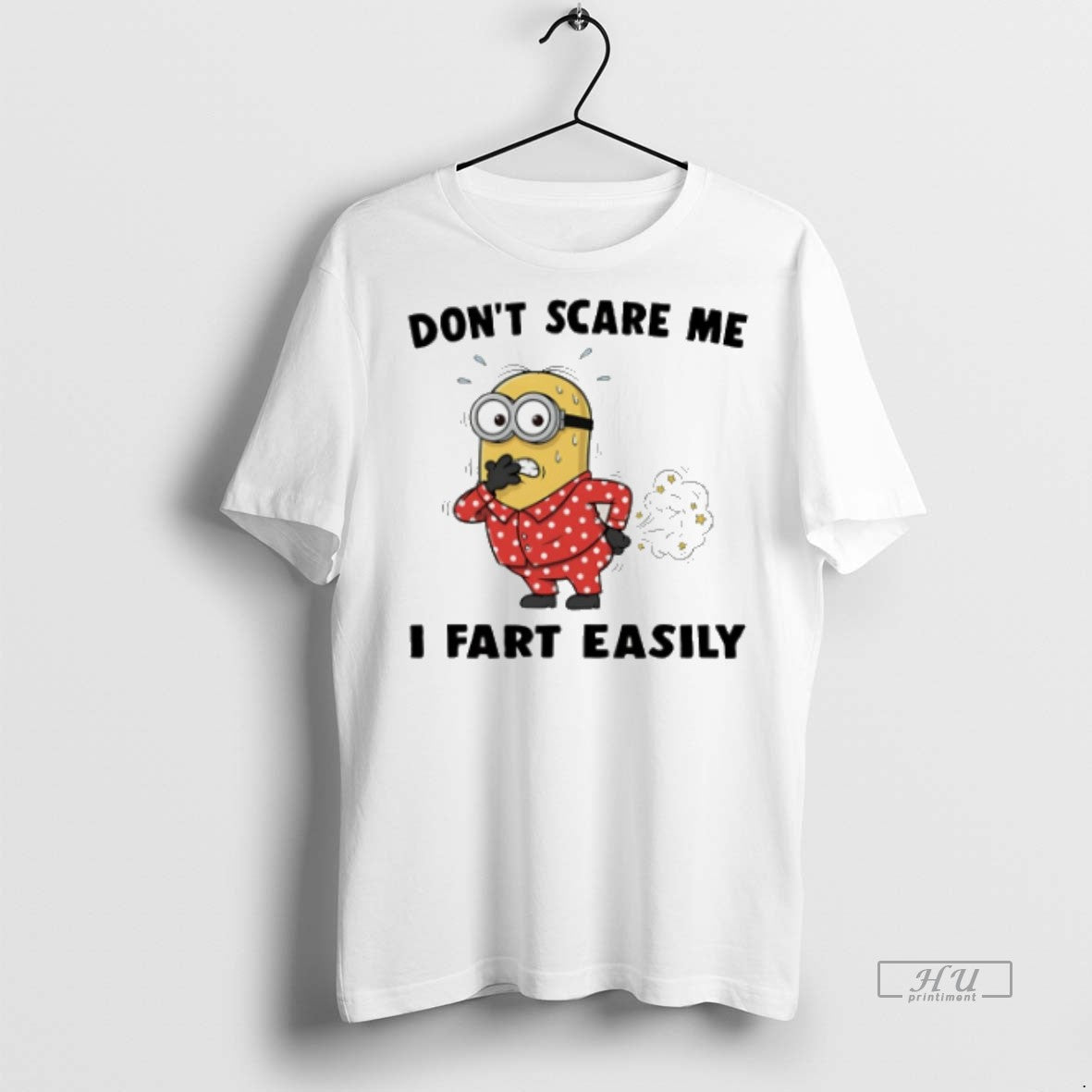 Officials Trending Minion Dont Scare Me I Fart Easily - Adult & Kids T-Shirts, Sweatshirts & Hoodies apparel design preview 1