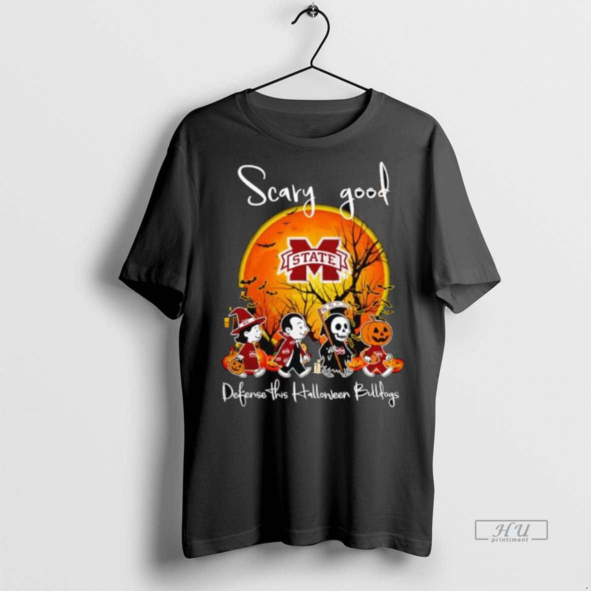 Officials Trending Mississippi State Scary Good - Adult & Kids T-Shirts, Sweatshirts & Hoodies apparel design preview 1