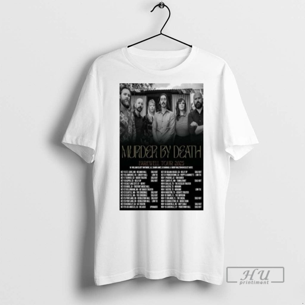 Officials Trending Murder By Death Tour 2025 - Adult & Kids T-Shirts, Sweatshirts & Hoodies apparel design preview 1