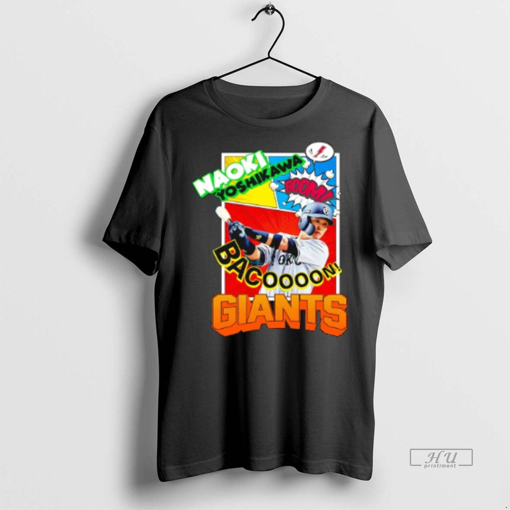 Officials Trending Naoki Yoshikawa Bacoon Giants - Adult & Kids T-Shirts, Sweatshirts & Hoodies apparel design preview 1