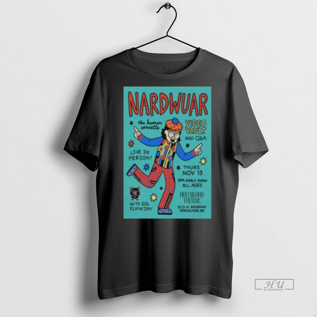 Officials Trending Nardwuar Hollywood Theatre - Adult & Kids T-Shirts, Sweatshirts & Hoodies apparel design preview 1
