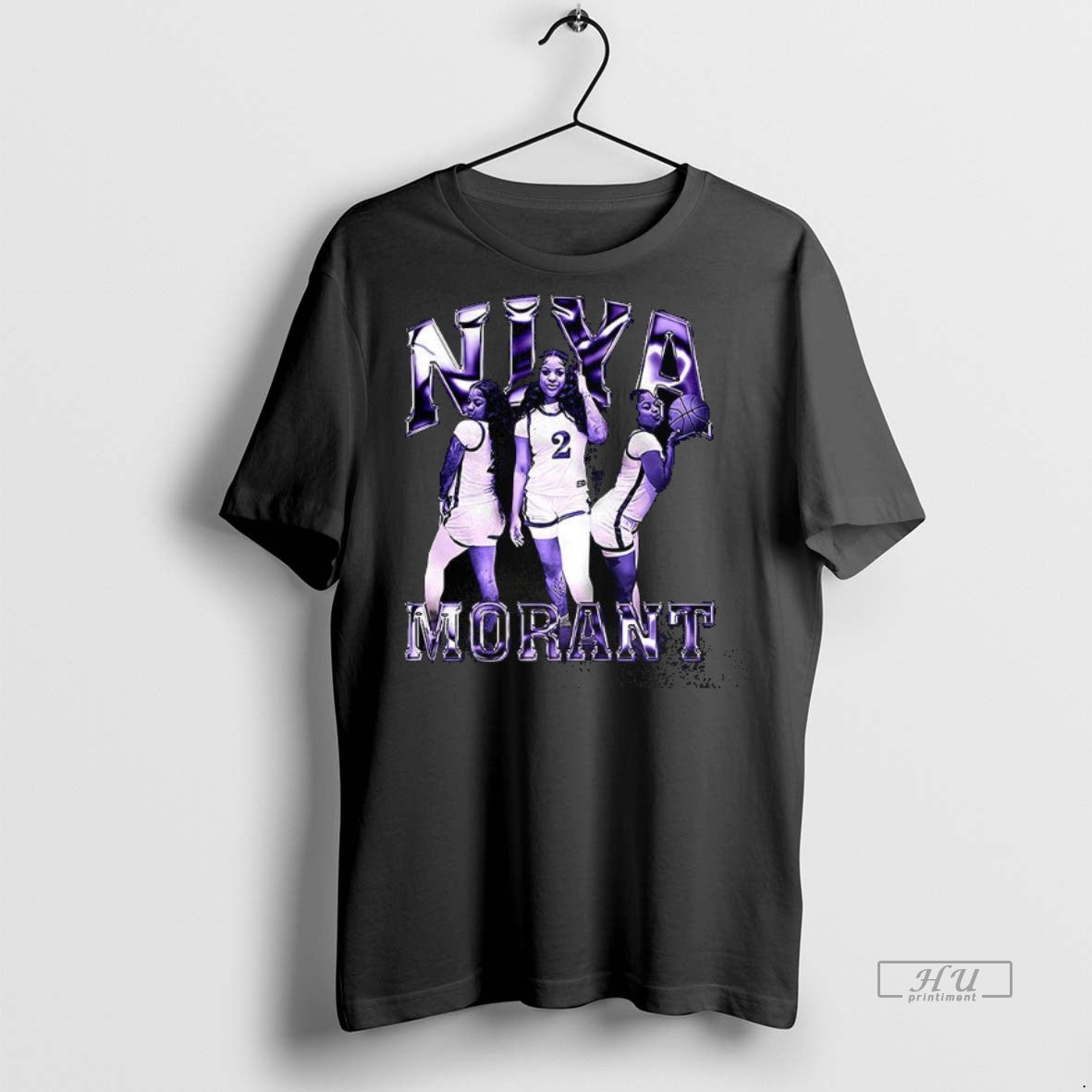 Officials Trending Niya Morant Game Day Graphic - Adult & Kids T-Shirts, Sweatshirts & Hoodies apparel design preview 1