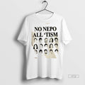 Officials Trending No Nepo All Tism Faces Sweater - Adult & Kids T-Shirts, Sweatshirts & Hoodies apparel design preview 1