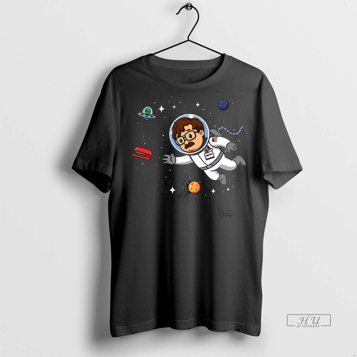 Officials Trending Office Man In Outer Space Alien - Adult & Kids T-Shirts, Sweatshirts & Hoodies apparel design preview 1