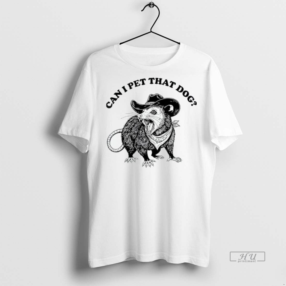 Officials Trending Opossum Cowboy Hat Can I Pet That - Adult & Kids T-Shirts, Sweatshirts & Hoodies apparel design preview 1