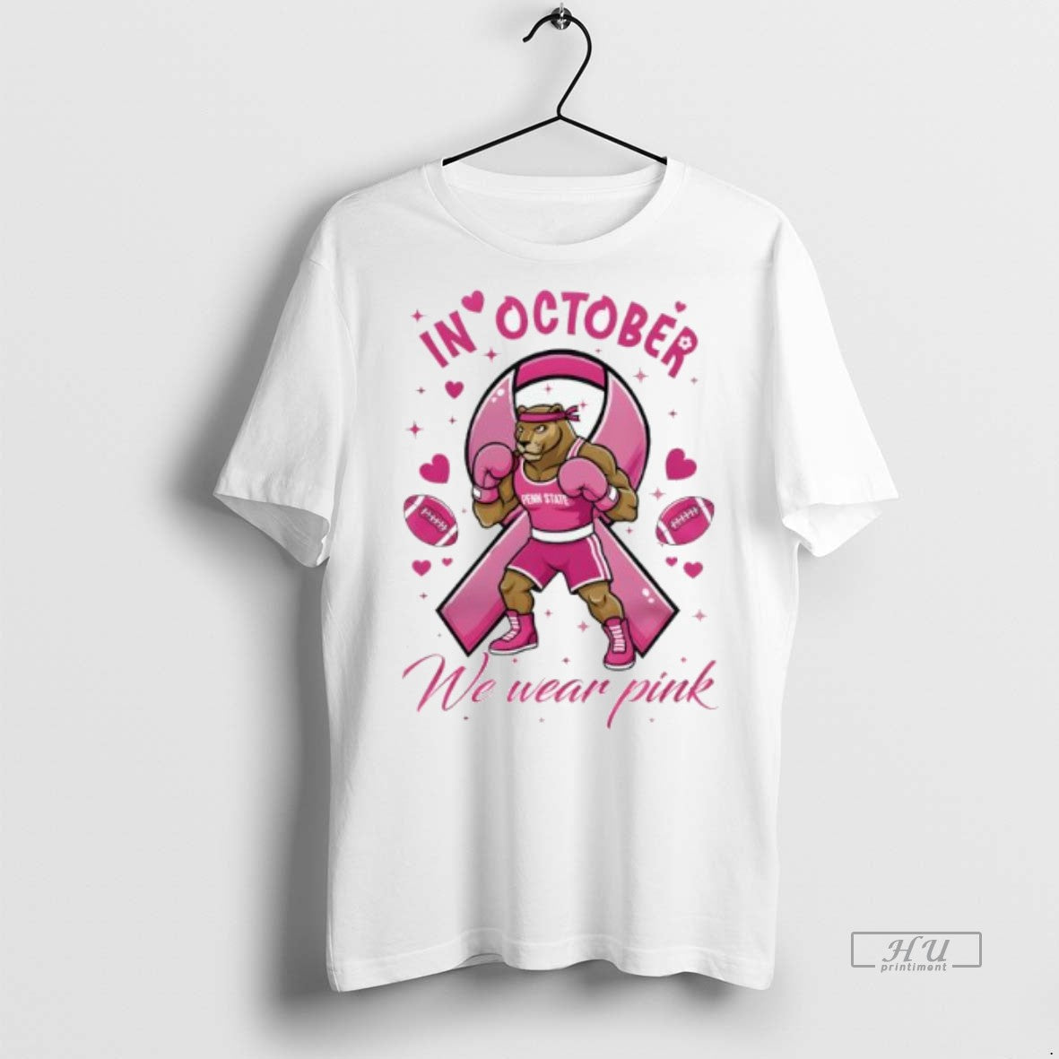 Officials Trending Penn State Breast Cancer Awareness - Adult & Kids T-Shirts, Sweatshirts & Hoodies apparel design preview 1