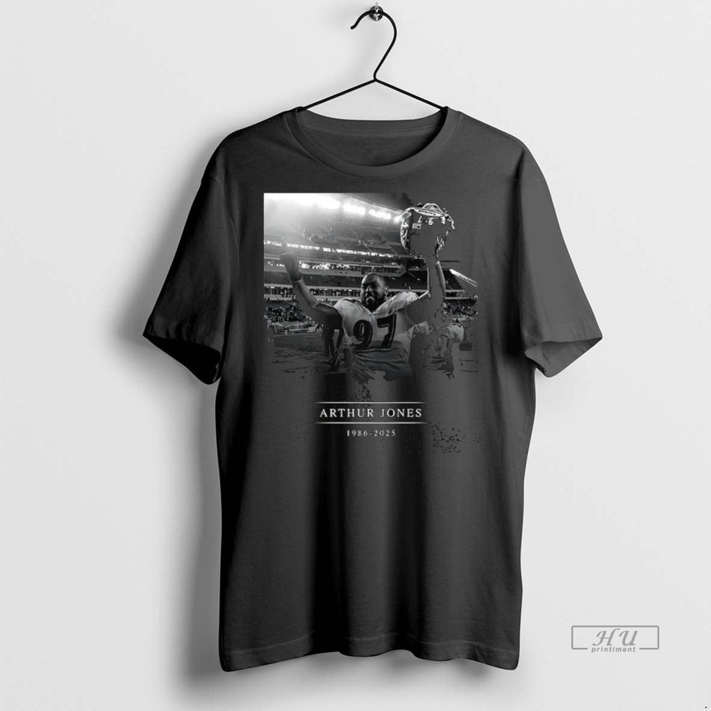 Officials Trending Rip Arthur Jones Baltimore Ravens - Adult & Kids T-Shirts, Sweatshirts & Hoodies apparel design preview 1
