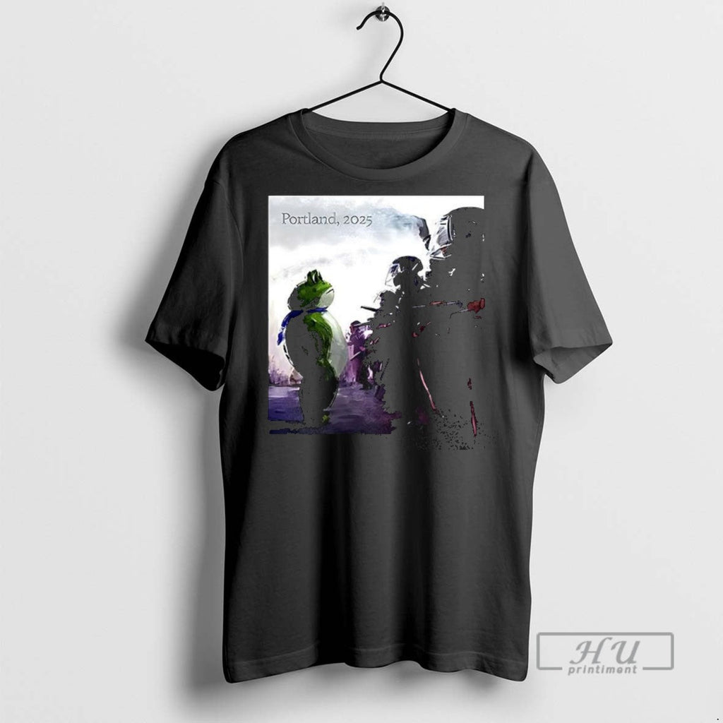 Officials Trending Resist Portland Frog I Stand With - Adult & Kids T-Shirts, Sweatshirts & Hoodies apparel design preview 1