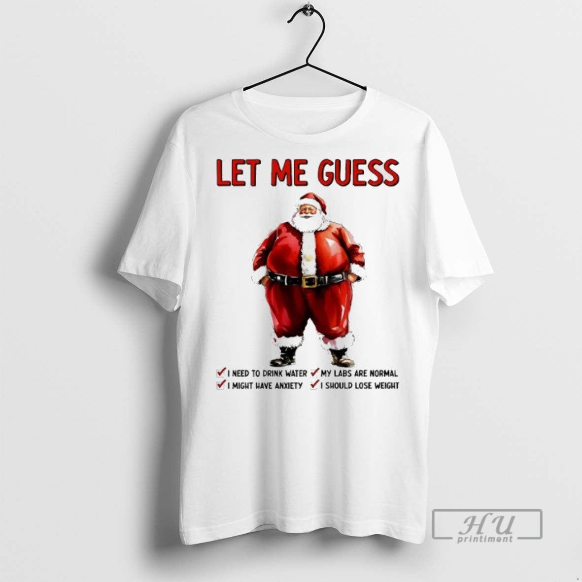 Officials Trending Santa Let Me Guess I Need To Drink - Adult & Kids T-Shirts, Sweatshirts & Hoodies apparel design preview 1