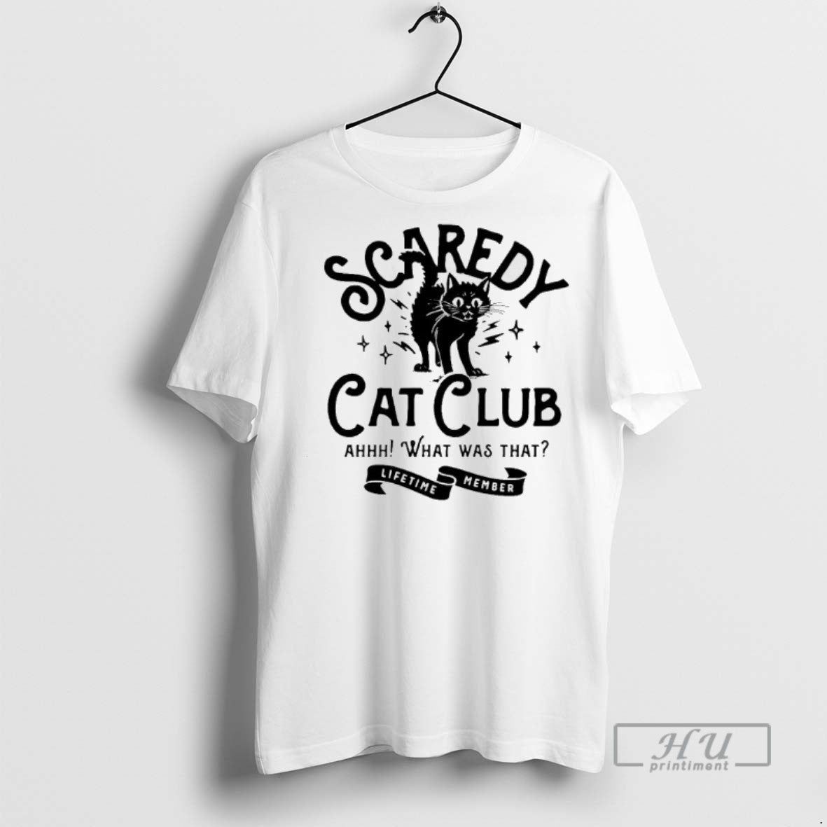 Officials Trending Scaredy Cat Club Ah What Was That - Adult & Kids T-Shirts, Sweatshirts & Hoodies apparel design preview 1