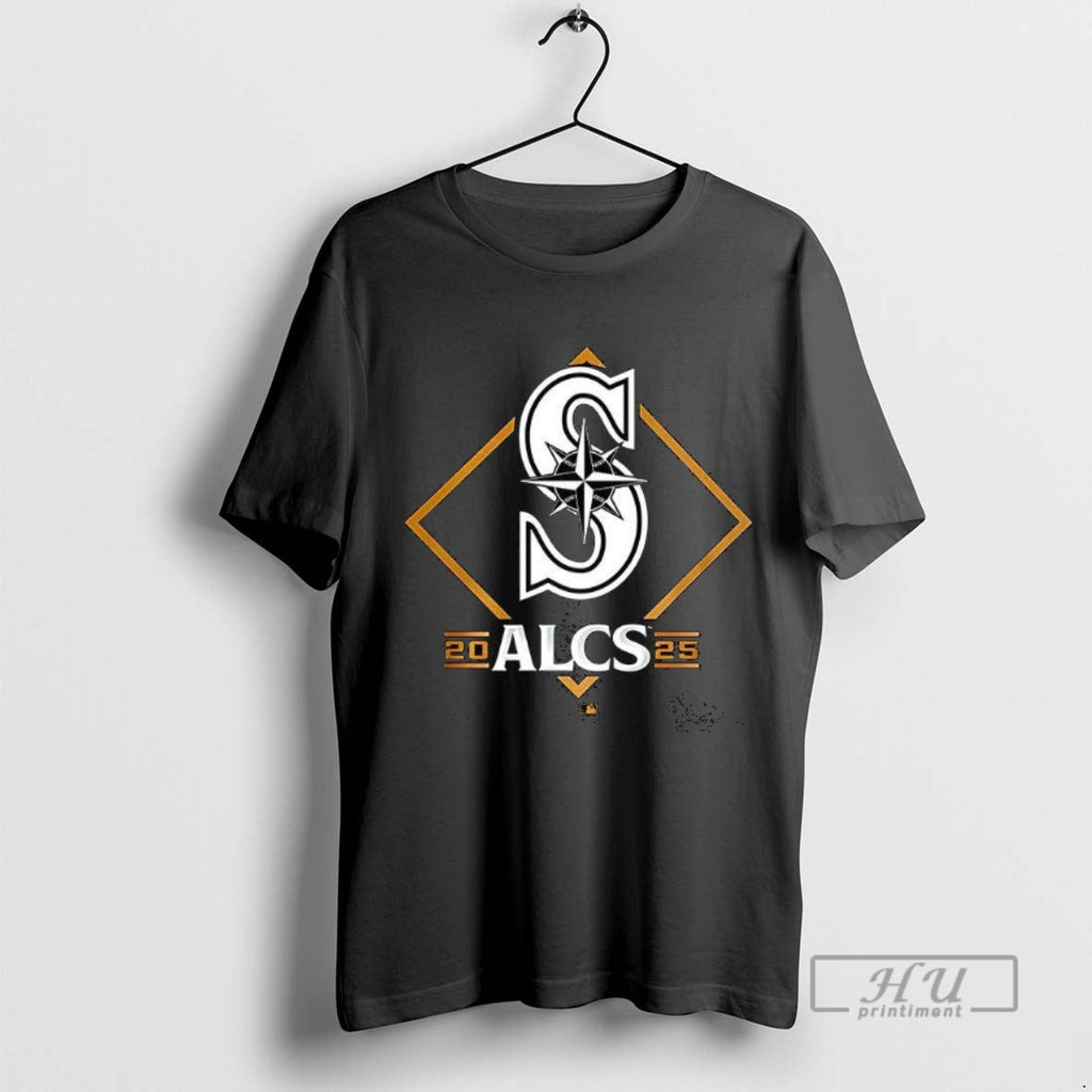 Officials Trending Seattle Mariners Alcs 2025 Logo - Adult & Kids T-Shirts, Sweatshirts & Hoodies apparel design preview 1