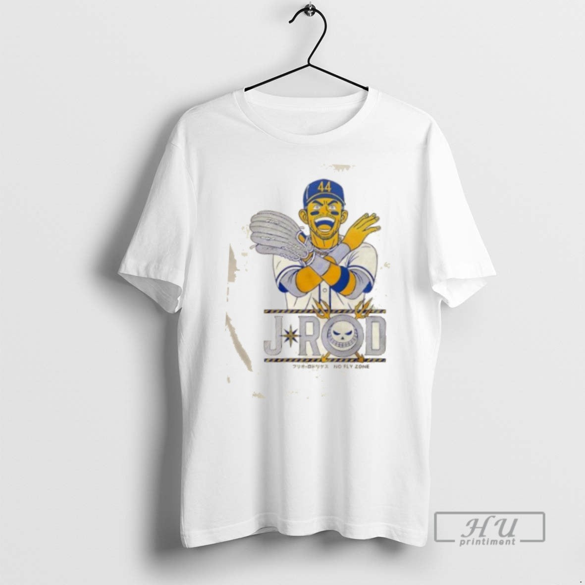 Officials Trending Seattle Mariners J Rod No Fly Zone - Adult & Kids T-Shirts, Sweatshirts & Hoodies apparel design preview 1