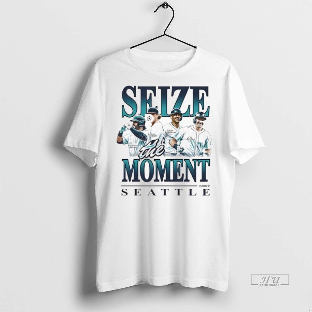 Officials Trending Seize The Moment Seattle Eugenio - Adult & Kids T-Shirts, Sweatshirts & Hoodies apparel design preview 1