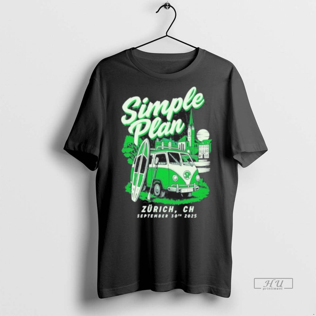 Officials Trending Simple Plan Sep 30 2025 Zurich Ch - Adult & Kids T-Shirts, Sweatshirts & Hoodies apparel design preview 1