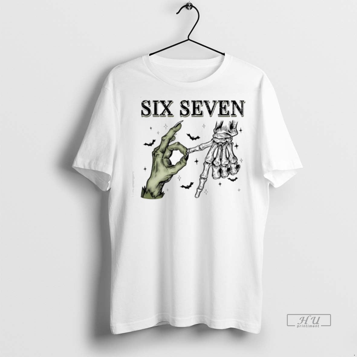 Officials Trending Six Seven 6 7 Skeleton Hands - Adult & Kids T-Shirts, Sweatshirts & Hoodies apparel design preview 1