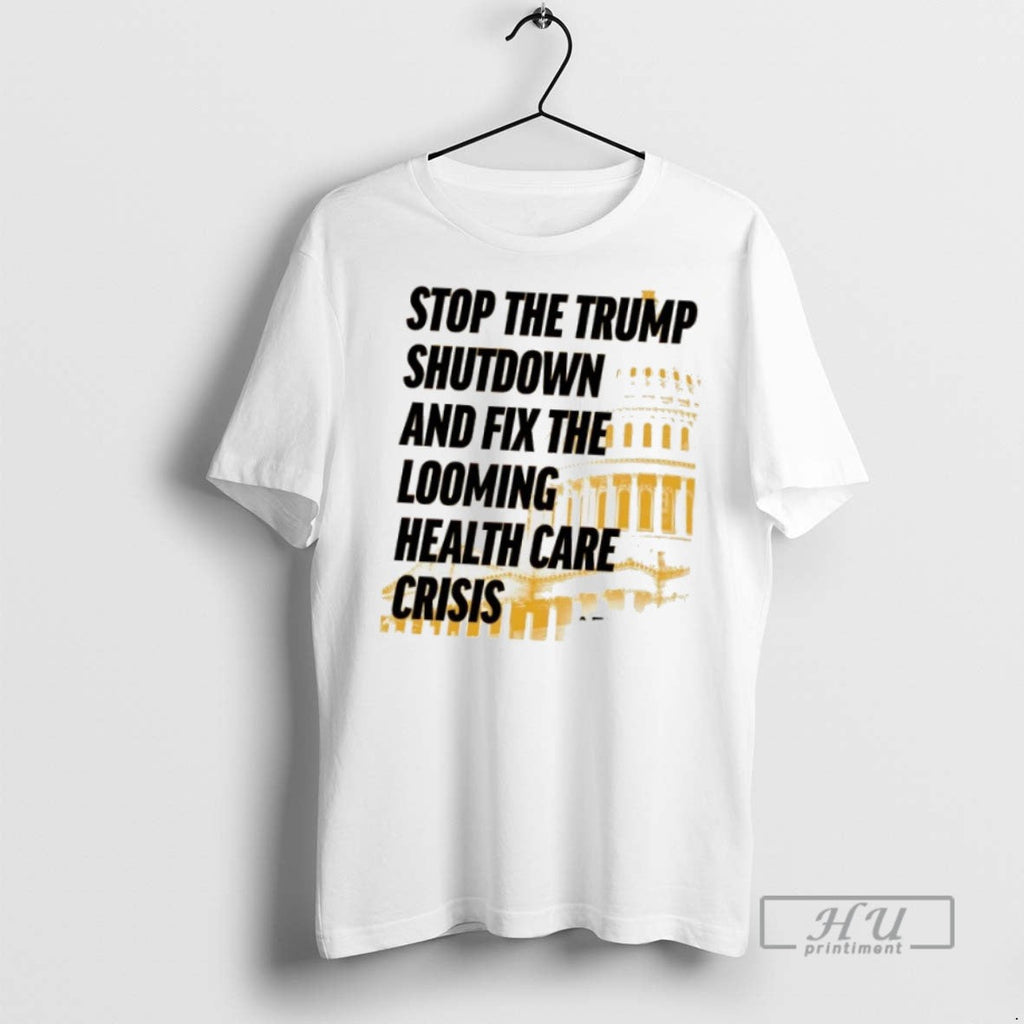Officials Trending Stop The Trump Shutdown And Fix - Adult & Kids T-Shirts, Sweatshirts & Hoodies apparel design preview 1