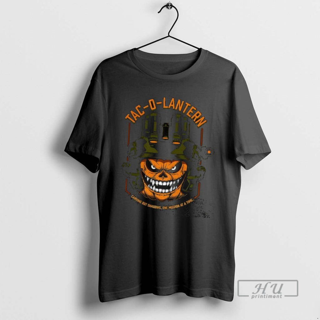 Officials Trending Tac O Lantern Carving Out Shadows - Adult & Kids T-Shirts, Sweatshirts & Hoodies apparel design preview 1
