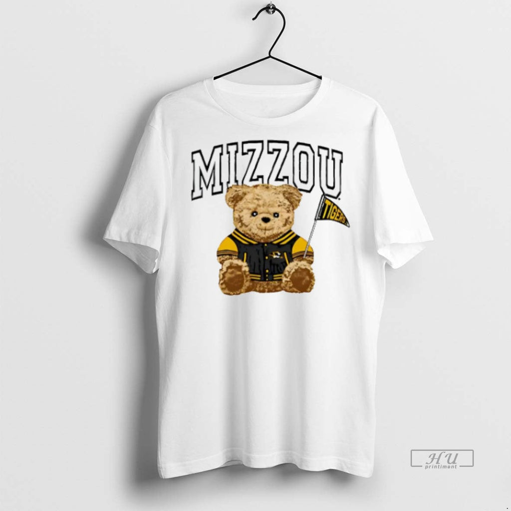 Officials Trending Teddy Bear Mizzou Tigers Cartoon - Adult & Kids T-Shirts, Sweatshirts & Hoodies apparel design preview 1