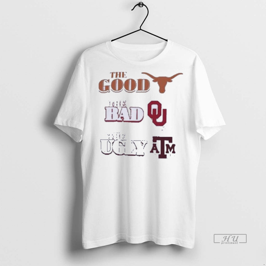 Officials Trending Texas Longhorns The Good Bad - Adult & Kids T-Shirts, Sweatshirts & Hoodies apparel design preview 1