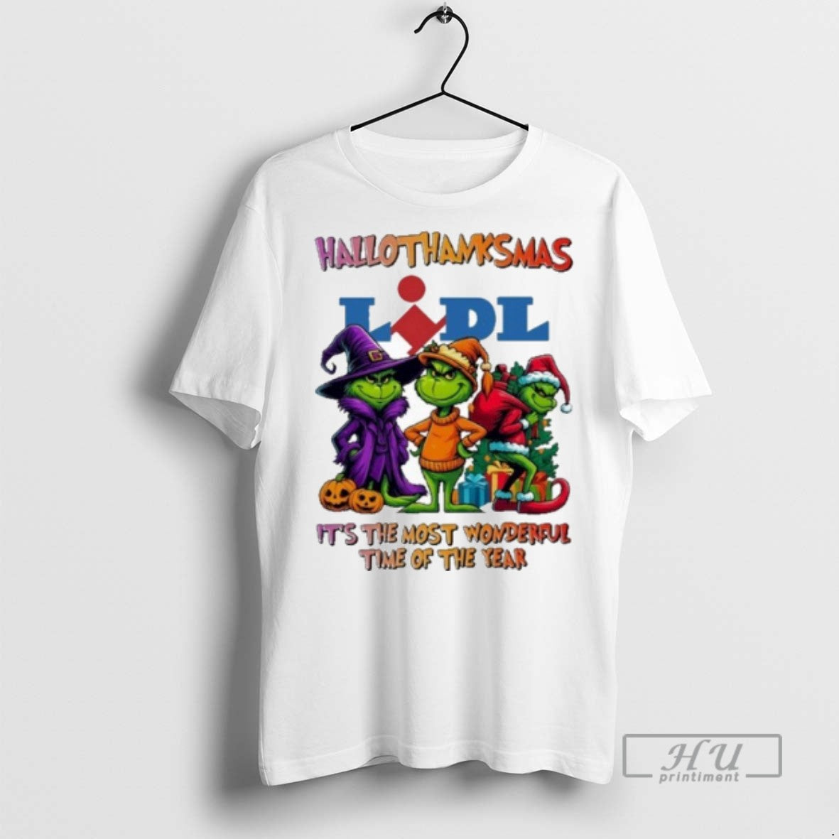 Officials Trending The Grinch Lidl Logo - Adult & Kids T-Shirts, Sweatshirts & Hoodies apparel design preview 1