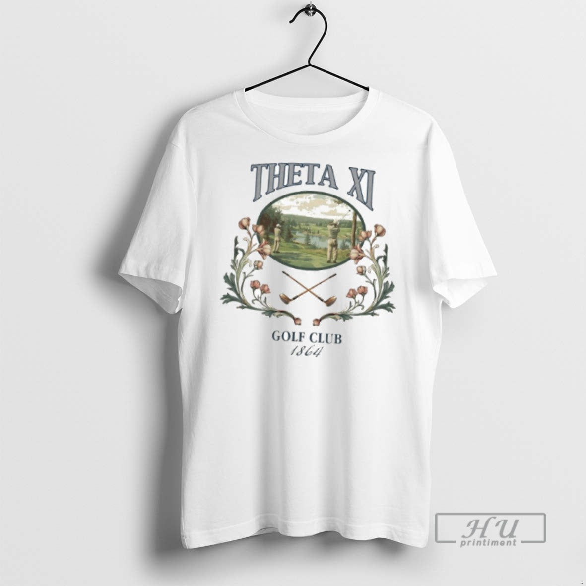 Officials Trending Theta Xi Golf Club 1864 - Adult & Kids T-Shirts, Sweatshirts & Hoodies apparel design preview 1