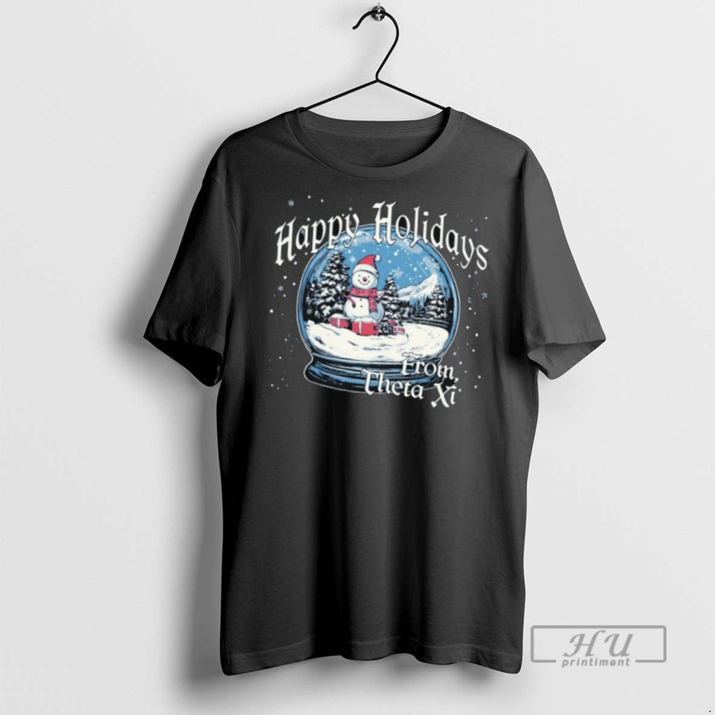 Officials Trending Theta Xi Happy Holidays From - Adult & Kids T-Shirts, Sweatshirts & Hoodies apparel design preview 1