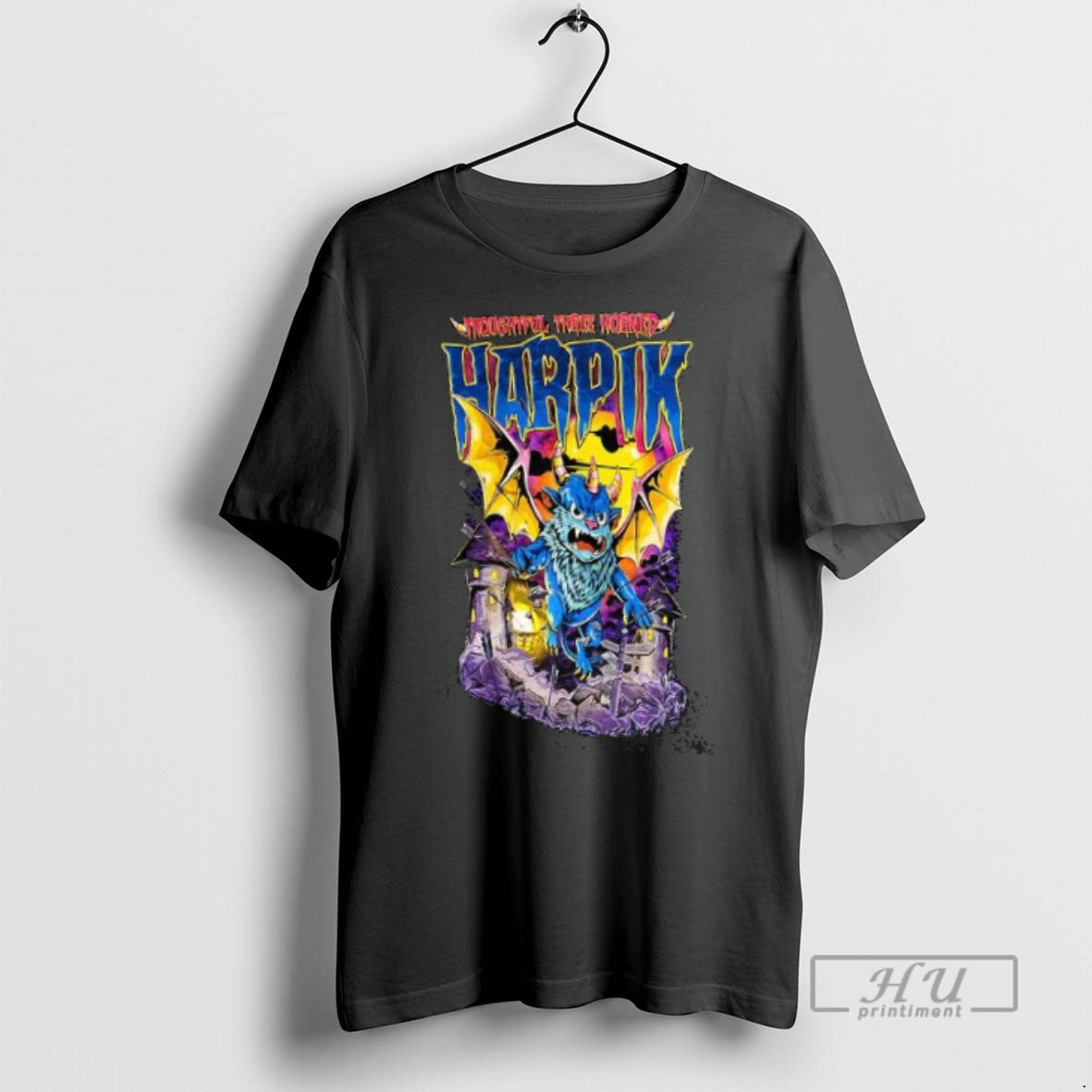 Officials Trending Thoughtful Three Horned Harpik - Adult & Kids T-Shirts, Sweatshirts & Hoodies apparel design preview 1