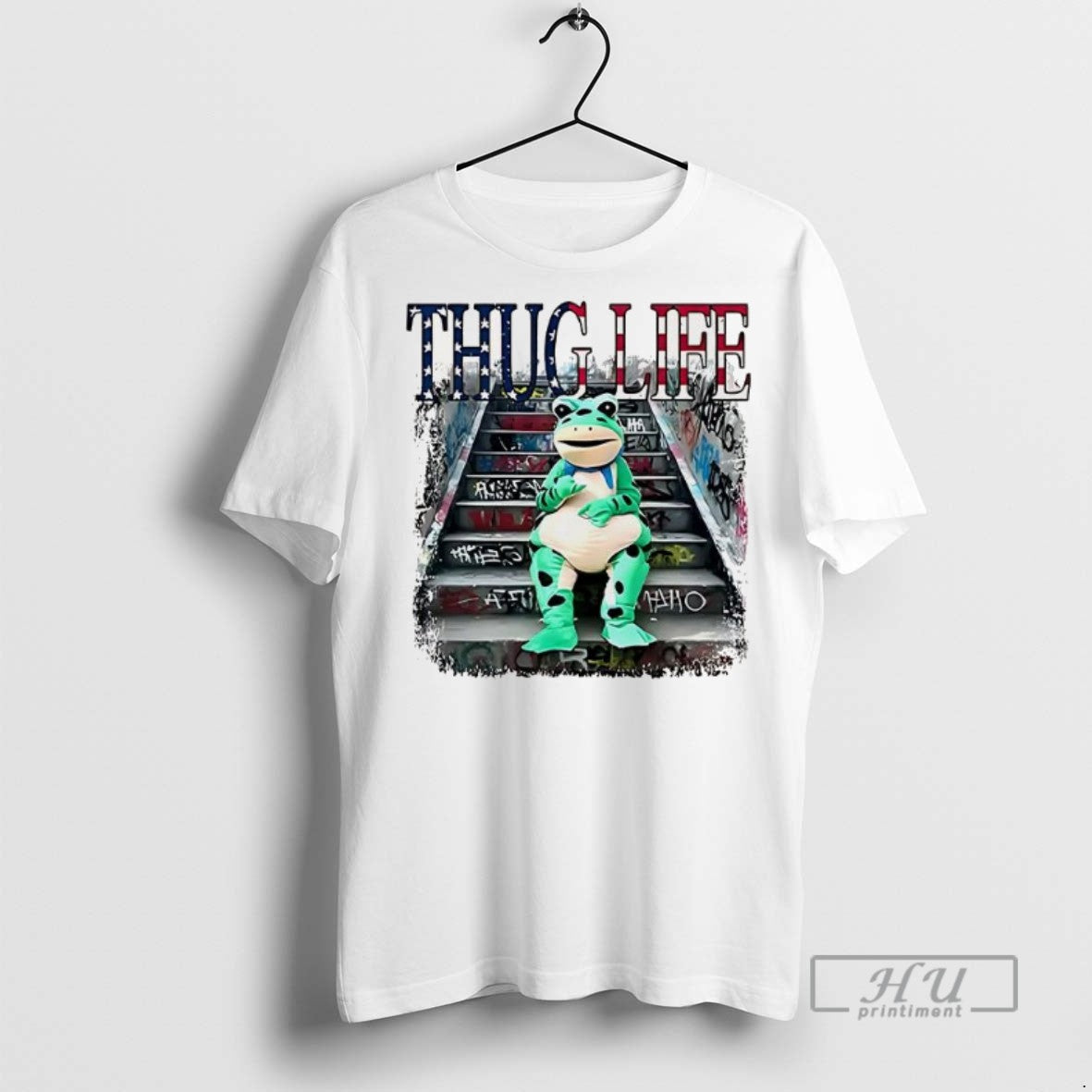 Officials Trending Thug Life Portland Frog Protest - Adult & Kids T-Shirts, Sweatshirts & Hoodies apparel design preview 1