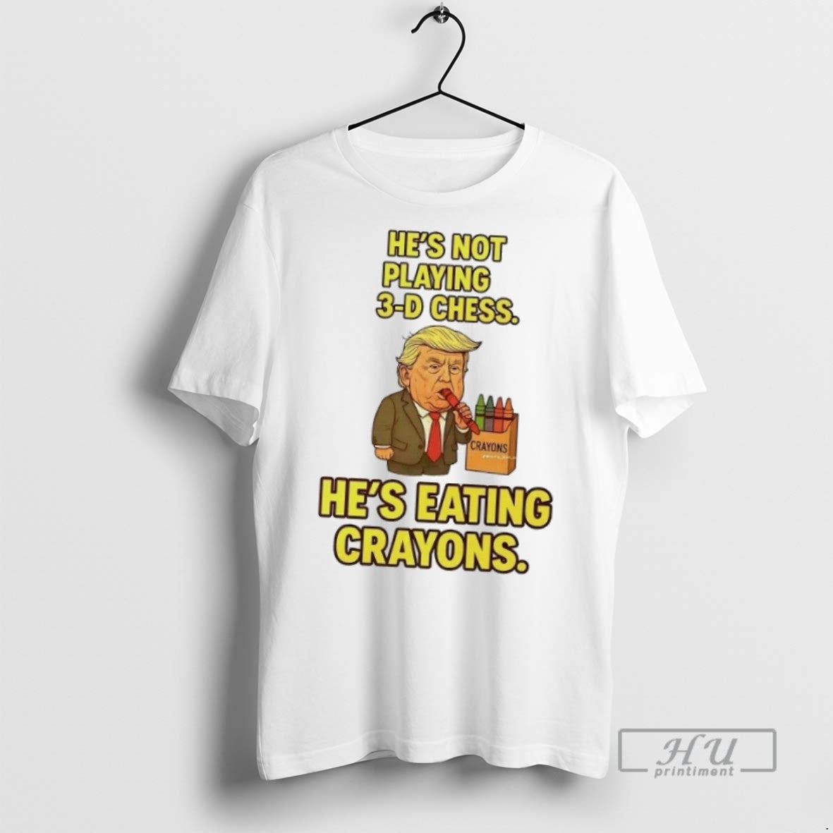 Officials Trending Trump Hes Not Playing 3d Chess - Adult & Kids T-Shirts, Sweatshirts & Hoodies apparel design preview 1