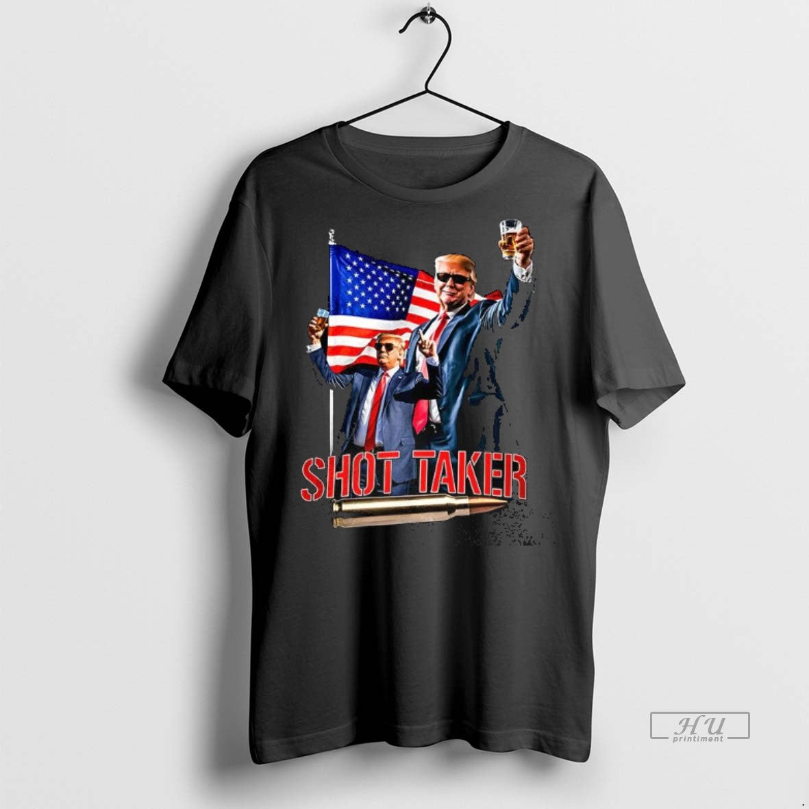 Officials Trending Trump Shot Taker Patriotic Sweater - Adult & Kids T-Shirts, Sweatshirts & Hoodies apparel design preview 1
