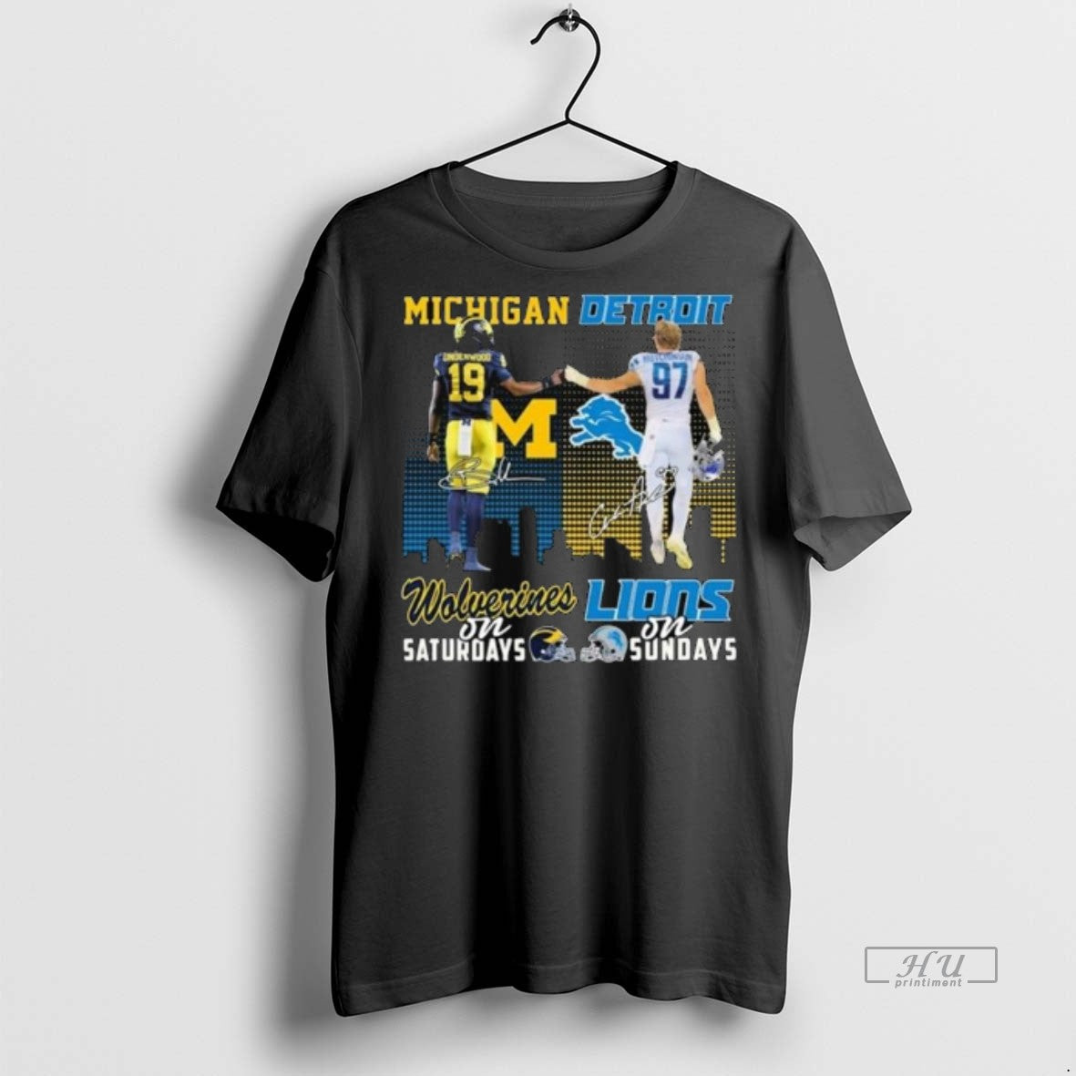 Officials Trending Underwood Michigan Wolverines On - Adult & Kids T-Shirts, Sweatshirts & Hoodies apparel design preview 1