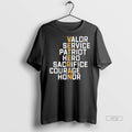 Officials Trending Veteran Meaning Valor Service - Adult & Kids T-Shirts, Sweatshirts & Hoodies apparel design preview 1