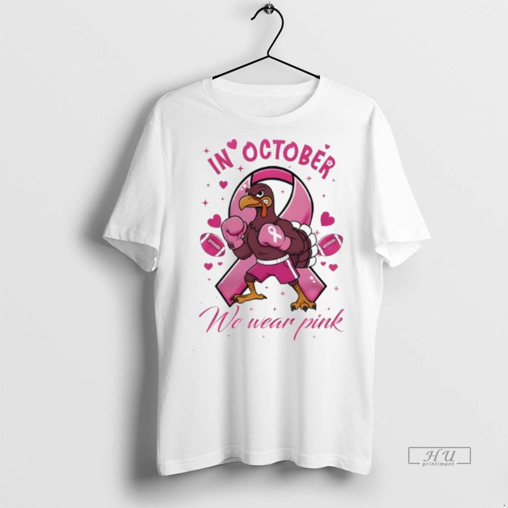 Officials Trending Virginia Tech Hokies Tackle Cancer - Adult & Kids T-Shirts, Sweatshirts & Hoodies apparel design preview 1