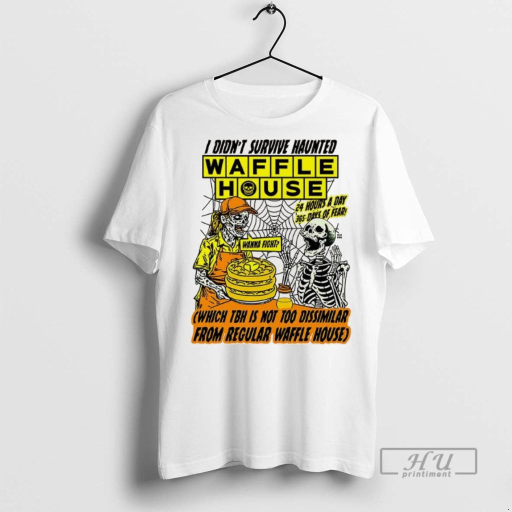 Officials Trending Waffle House I Didnt Survive - Adult & Kids T-Shirts, Sweatshirts & Hoodies apparel design preview 1