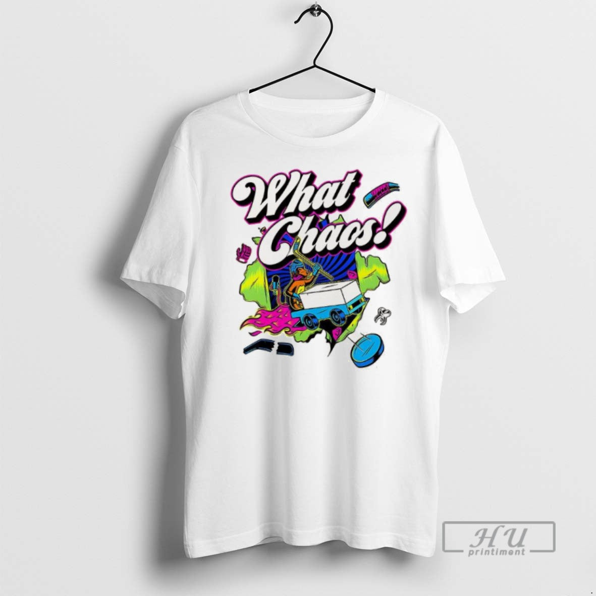 Officials Trending What Chaos Hockey Graphic - Adult & Kids T-Shirts, Sweatshirts & Hoodies apparel design preview 1