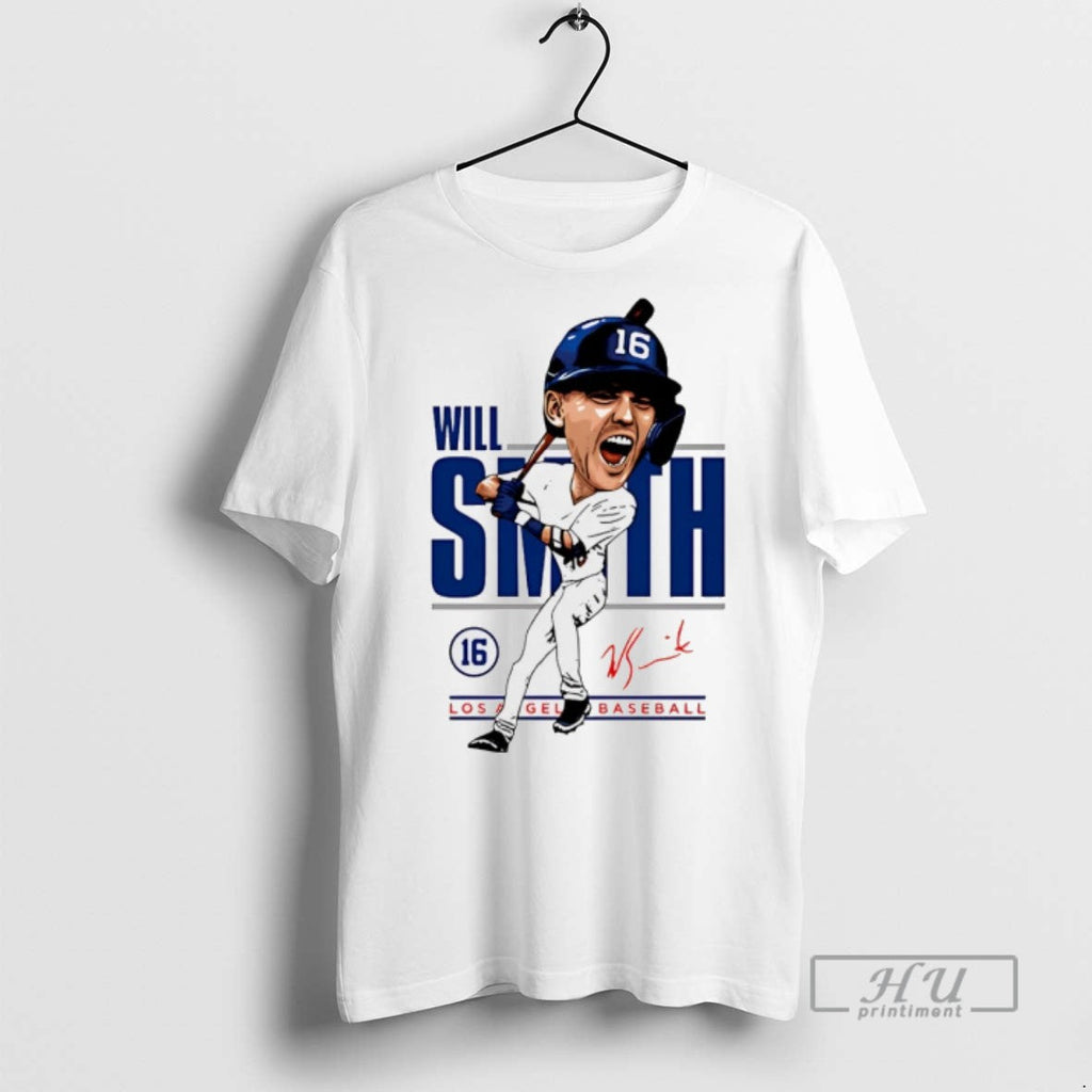 Officials Trending Will Smith Los Angeles Dodgers - Adult & Kids T-Shirts, Sweatshirts & Hoodies apparel design preview 1